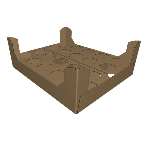 کارتن کفی (سینی) ، نگهدارنده محصول 20 عددی 0446