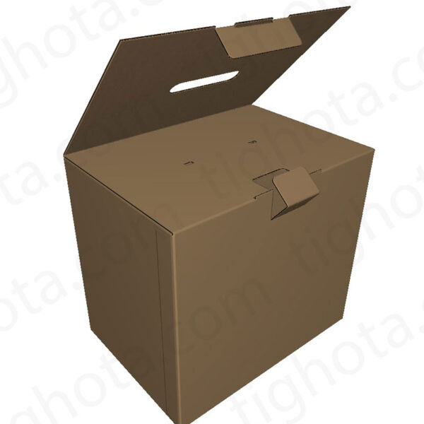 کارتن حمل ، قفل لاک باتم ، دستگیره حمل پلاستیکی ، مناسب محصولات سنگین ، دارای قفل اضافی در EVC11260