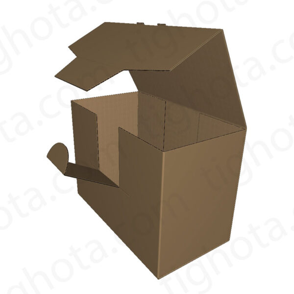 کارتن حمل ، کف بسته بندی یک تکه ، قفل در توسط زائده روی در EVC21001