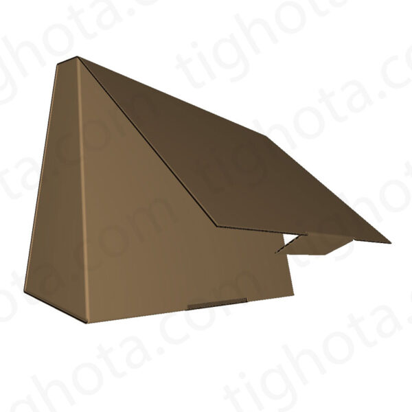 کارتن حمل ذوزنقه ، کف بسته بندی یک تکه ، قفل در توسط زائده روی در EVC22002