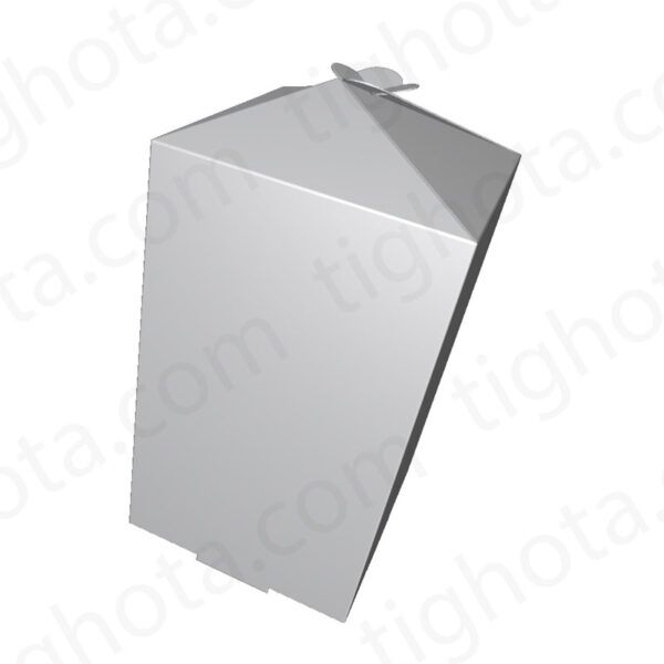 جعبه ی طلقی در مدل دار ، قفل کف مخصوص جعبه های طلقی، مناسب هدیه و محصولات پروموشن EVF11402