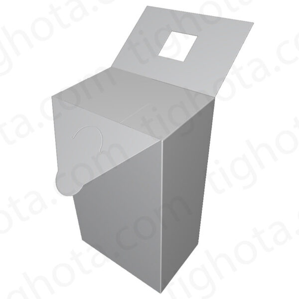 جعبه ی طلقی در مدل دار ، قفل کف مخصوص جعبه های طلقی، مناسب هدیه و محصولات پروموشن EVF11501