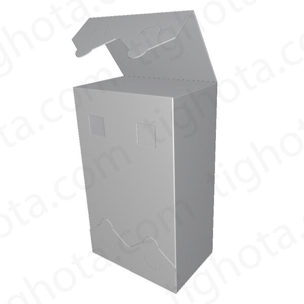 جعبه ی طلقی در مدل دار ، قفل کف مخصوص جعبه های طلقی، مناسب هدیه و محصولات پروموشن EVF11521