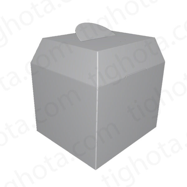 جعبه ی مقوایی خاص، پنجره نمایش محصول، قفل کف جعبه لاک باتم  EVF11908