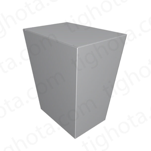 جعبه ی مقوایی خاص، چهارچوب جعبه نامتقارن، قفل کف لاک باتم، مناسب فست فود  EVF12012