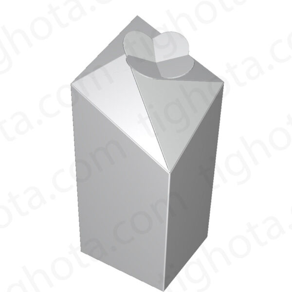 جعبه ی مقوایی خاص، جعبه لوکس، قفل کف جعبه لاک باتم  EVF12021