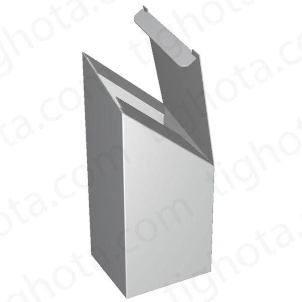 جعبه ی مقوایی خاص، درب مورب، جعبه لوکس، قفل کف جعبه لاک باتم  EVF12022