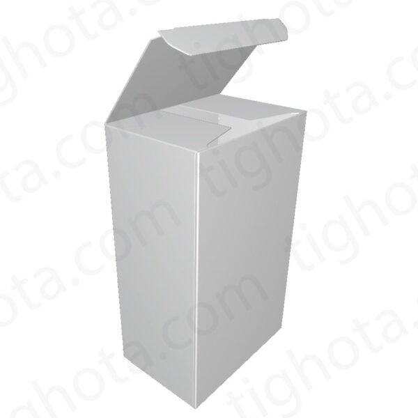 جعبه مقوایی درب از بالا و پایین مدل قفل جهت وزن های سنگین محل اتصال لب چسب Evf-11002