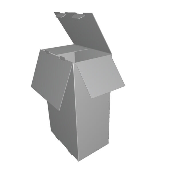 جعبه ی مقوایی درب دوبل قفل شونده بغل چسب X32