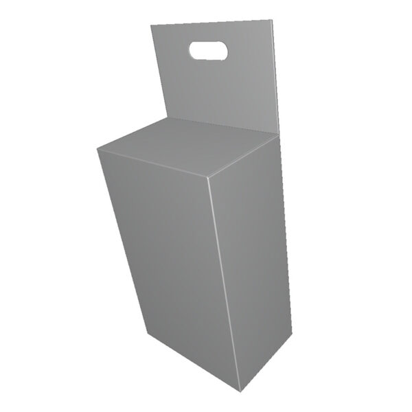 جعبه ی مقوایی درب قفل شونده بغل چسب ته چسب X64